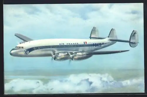 AK Air France Lockheed Constellation Flugzeug