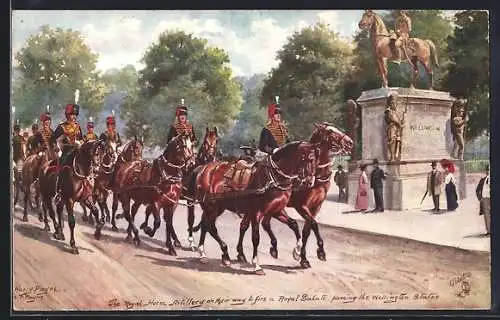 Künstler-AK Harry Payne: the Military in London, the Royal Horse Artillery