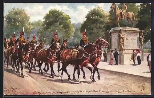 Künstler-AK Harry Payne: the Military in London, the Royal Horse Artillery