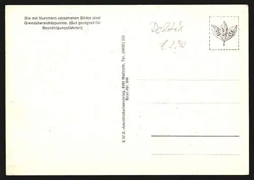 AK Göttingen /Harz, Zonengrenze im Harz, Hohegeiss, Am Wurmberg, Brochthausen-Zwinge