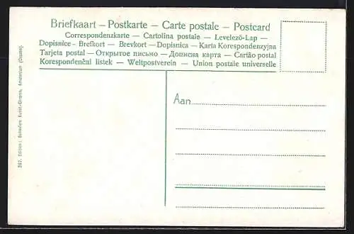 AK `s Gravenhage, Ingang Haag`sche Bosch, Hundekarren