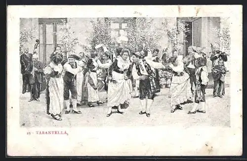 AK Tarantella, Paare beim Volkstanz