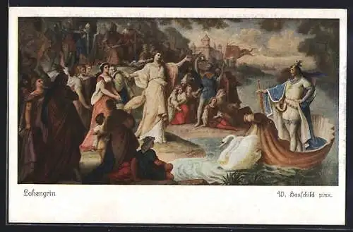 AK Lohengrin, Boot mit Schwan