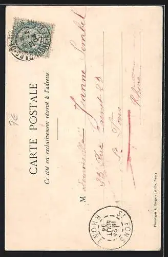 AK Les Dentelles, Point D`Angleterre, Portrait einer Frau in Spitzenrahmen