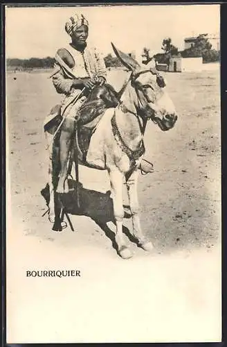 AK Bourriquier, Araber auf einem Esel