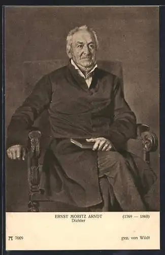 AK Ernst Moritz Arndt, Dichter, 1769-1860