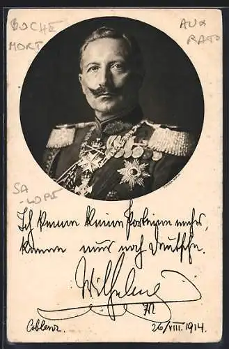 AK Kaiser Wilhelm II.