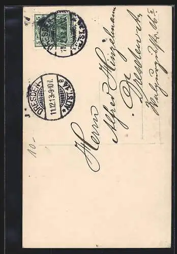 AK 11. 12. 13, Erst in hundert Jahren - wer kann da warten?, Portrait einer jungen Frau mit Hut u. Perlenkette