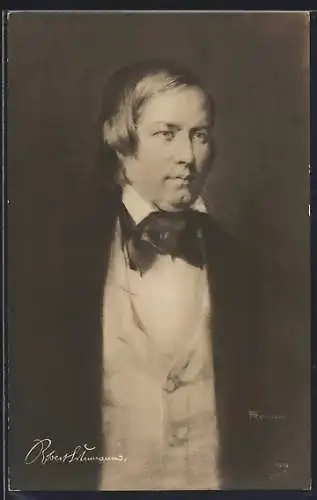 AK Porträt von Robert Schumann