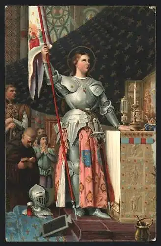 Künstler-AK Stengel & Co. Nr. 29021: Die Jungfrau von Orleans