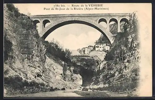 AK Vésubie, Pont de St-Jean de la Rivière