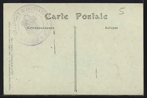 AK Saint-Martin-Vésubie, Vue générale, côté sud-ouest