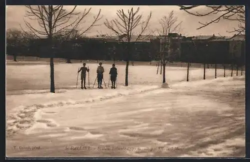 AK St-Vallier, Skieurs sur la neige