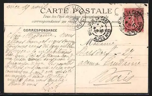 AK Touët-de-Beuil, Vue Générale