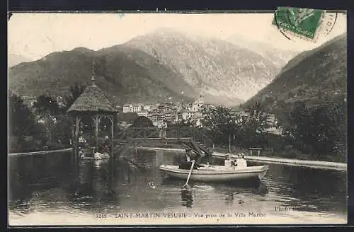 AK Saint-Martin-Vésubie, Vue prise de la Villa Marion