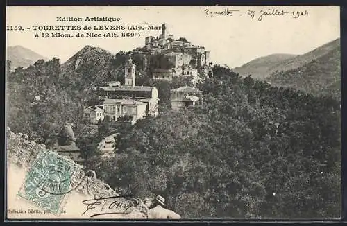 AK Tourette-de-Levens, Vue du village