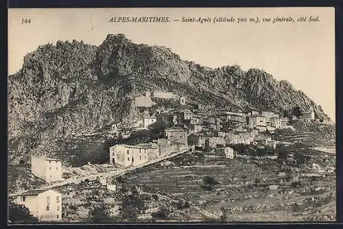 AK Saint-Agnès, Vue générale, côté Sud