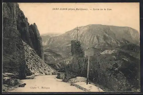 AK Saint-Auban, Sortie de la Clue