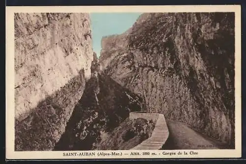 AK Saint-Auban, Gorges de la Clue