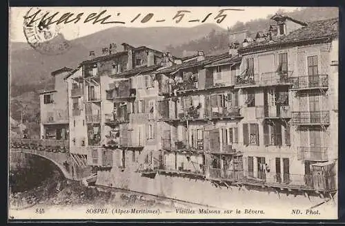 AK Sospel, Vieilles Maisons sur la Bévéra