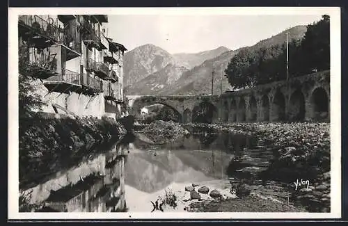 AK Sospel, Vieilles maisons sur la Bévéra