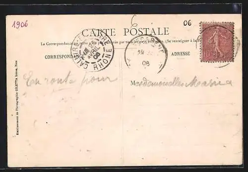 AK Sospel, Le Vieux Pont et les maisons pittoresques