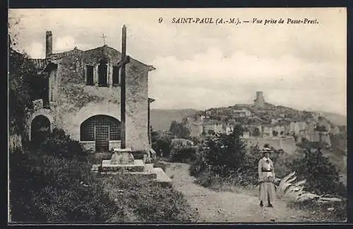 AK Saint-Paul, Vue prise de Passe-Prest