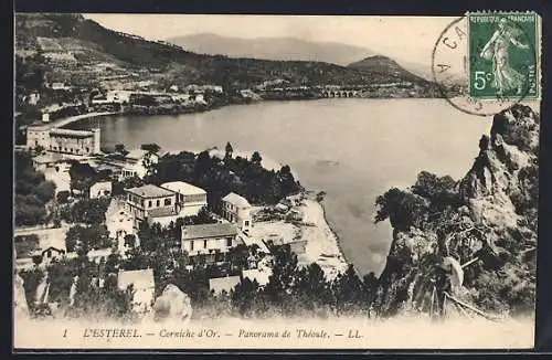 AK Théoule, Corniche d`Or, Panorama