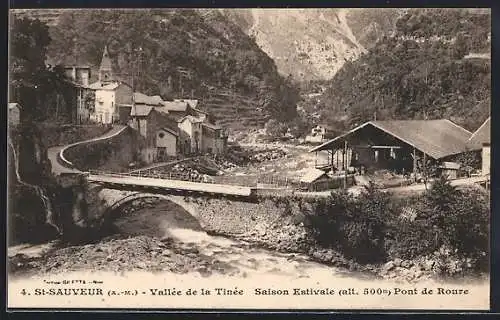 AK Saint-Sauveur, Vallée de la Tinée, Saison estivale, Pont de Roure