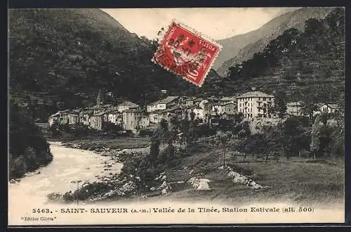 AK Saint-Sauveur, Vallée de la Tinée, Station Estivale (alt. 500)