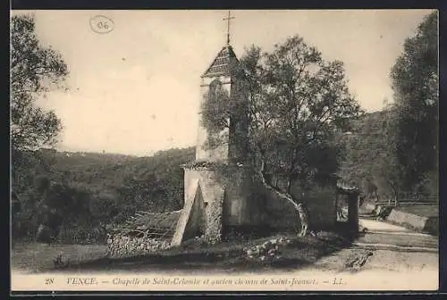 AK Vence, Chapelle de Saint-Colombe et ancien chemin de Saint-Jeannet