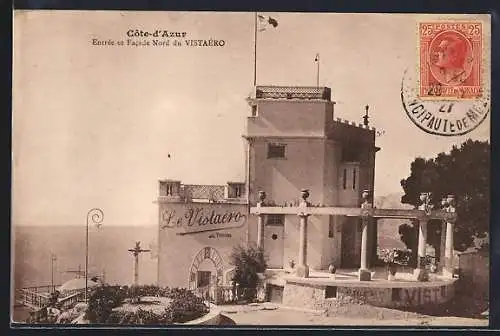 AK Vistaéro /Côte-d`Azur, Entrée et Facade Nord du Vistaéro