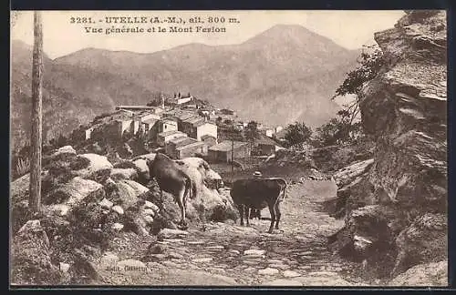 AK Utelle, Vue générale et le Mont Férion