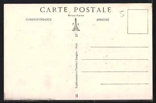 AK Utelle, Vue générale du village et des montagnes environnantes