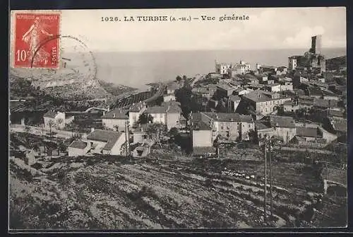 AK La Turbie, Vue générale