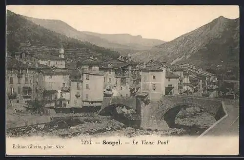 AK Sospel, Le Vieux Pont