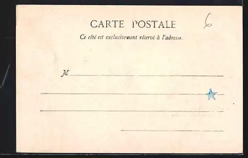 AK Roquebrune, Route de la Corniche avec croix en bord de route