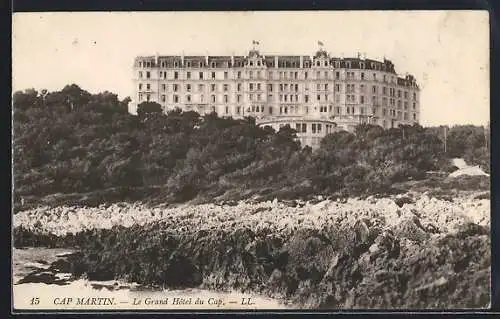 AK Cap Martin, Le Grand Hôtel du Cap vue de la côte