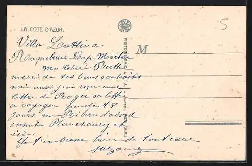 AK Saint-Roman, La Plage de Monte-Carlo Beach et le Cap Martin