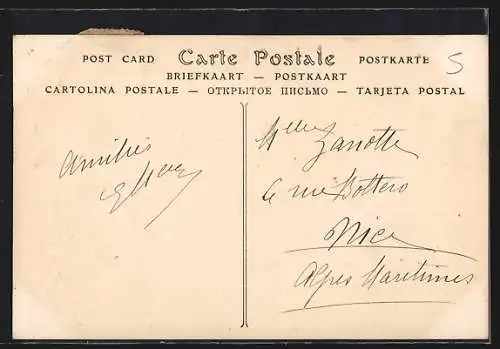 AK Saint-Laurent-du-Var, Vue générale du paysage et de la rivière