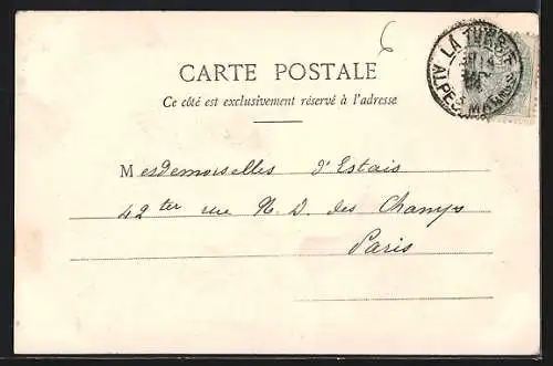 AK La Turbie, Vue générale prise du Mont Bataille