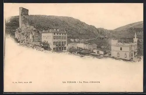 AK La Turbie, La Tour d`Auguste