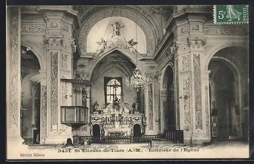AK Saint-Étienne-de-Tinée, Intérieur de l`église
