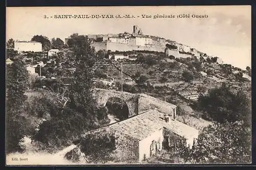AK Saint-Paul-du-Var, Vue générale (Côté Ouest)