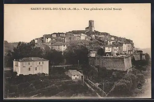 AK Saint-Paul-du-Var, Vue générale (Côté Nord)