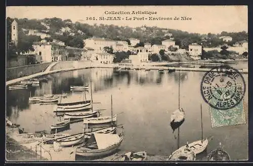 AK Saint-Jean, Le Port et les bateaux amarrés