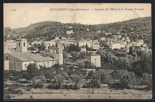 AK Le Cannet, Vue prise de l`Hôtel de la Grande Bretagne