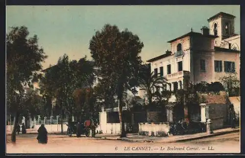 AK Le Cannet, Le Boulevard Carnot