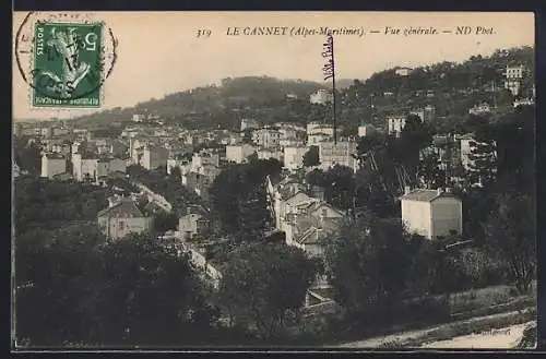 AK Le Cannet, Vue générale