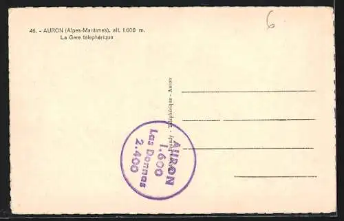 AK Auron, La Gare téléphérique avec vue sur Las Donnas en hiver